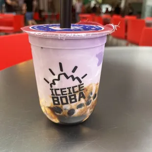 Ube Boba Latte