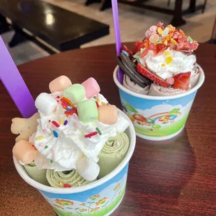 Another ice cream date!  20. Brownie Boy &amp; 5. Giant Green