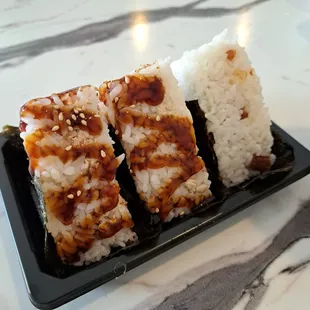 Onigiri - tuna, salmon and pickled plum