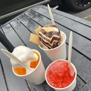 S&apos;mores Egg Custard w/ Marshmallow  Strawberry