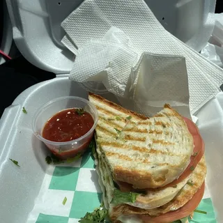 Tomato and Mozzarella Panini