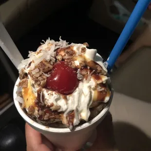 German chocolate cake snow cone. 5/5. September 2021.