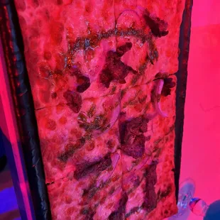 Chimichiri steak flatbread