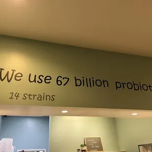 a sign that says we use $ 2 billion prophic