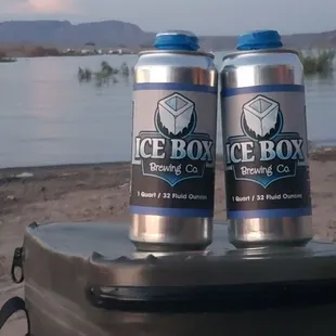 Icebox New Double Milkshake IPA and their new Bob's Sled Belgian Ale.