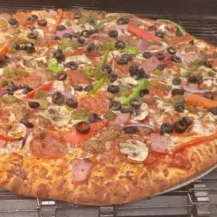 pizza, food