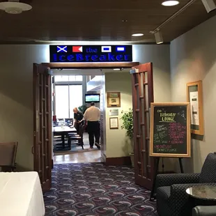 The inside entrance, from Maumee Bay State Park Lodge.