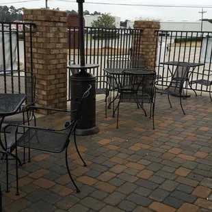 Huge outdoor patio at the Ice House Bar &amp; Grill