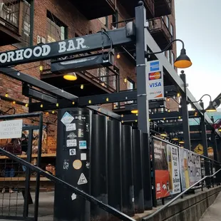Outdoor patio and bar!