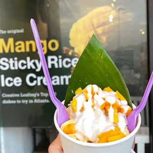 mango sticky rice ice cream