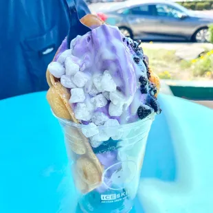 Ube waffle creation $10 (8/1/2021)