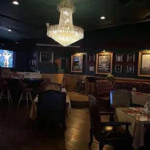 Dining area at the bar