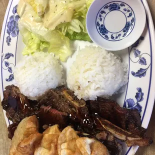 ribs, food