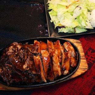 C-5 Chicken &amp; Beef Teriyaki