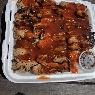 Spicy chicken teriyaki