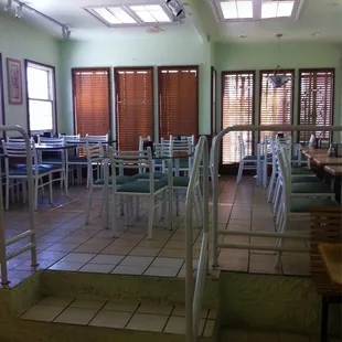 Upper dining area