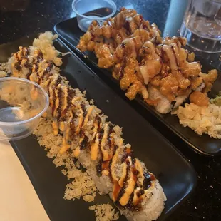 food, sushi and sashimi