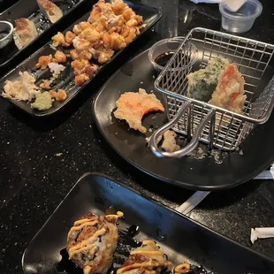 sushi and sashimi, food, sashimi, sushi