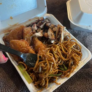 Sesame Chicken and Chicken Teriyaki