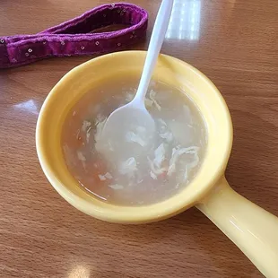 This soup is complimentary yay!