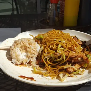 My yaki soba chicken