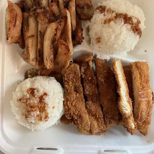 C8. Chicken and Katsu Combo Teriyaki