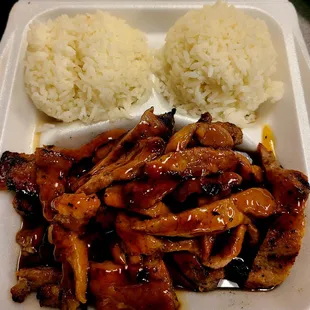 Pork teriyaki