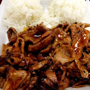 Pork teriyaki