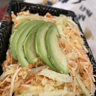 Spicy crab salad (WITH ROE)