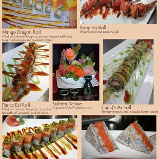 sushi and sashimi