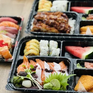 Sake Toro Bento Lunch, Don Kastu Bento Lunch