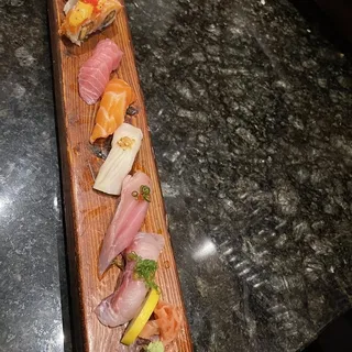 S10. Spicy Zen Zen Roll and 5 Pieces Nigiri Sushi Combo Lunch