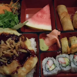 Crispy Flounder Bento Lunch
