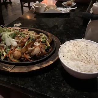 Whole Squid Teriyaki