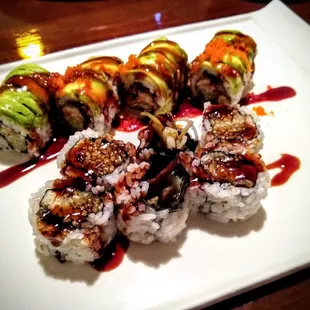 Their sushi is quite good.