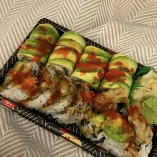 sushi and sashimi, food, sashimi, sushi