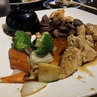 Chicken and Filet Mignon