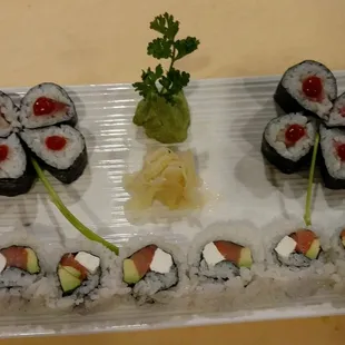 Tuna Roll and Philadelphia Roll