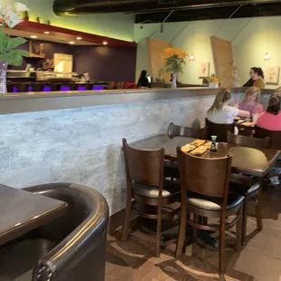 Seating for individuals and small groups.