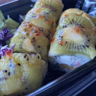 Blue dragon roll! Delicious!