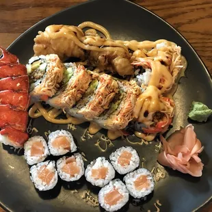 Bowling Green Roll and Salmon Roll