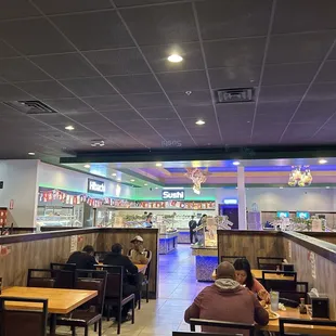 sushi and sashimi, interior