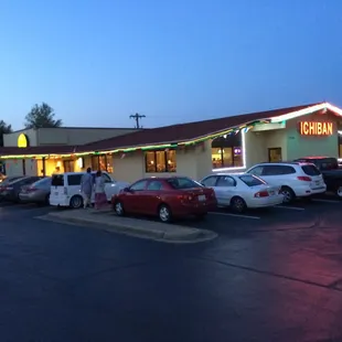 sushi and sashimi, outside