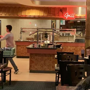 The grill! Not very many options at all though.