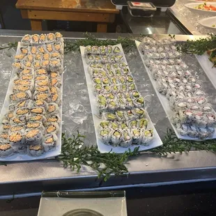 Fresh sushi bar!!
