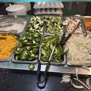 Hibachi selection area