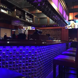 interior, sushi and sashimi