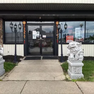Front door.