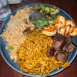 Hibachi filet and shrimp