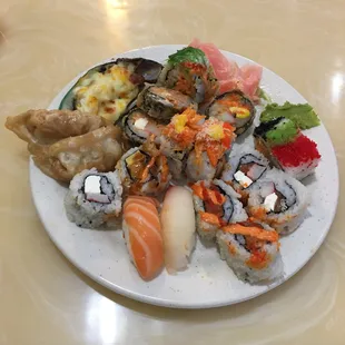 My sushi plate